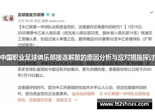 中国职业足球俱乐部接连解散的原因分析与应对措施探讨